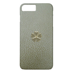 Elegant  Shamrock St.Patrick`s Day,Green Leather Case-Mate iPhone Case