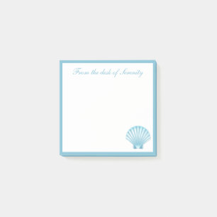 Elegant Shell Nautical Seashell Beach Ocean Dreams Post-it Notes