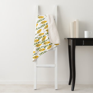 Elegant sherpa blanket