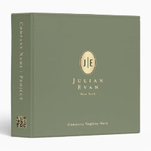 Elegant Shiny Gold Oval Monogram Sage Green