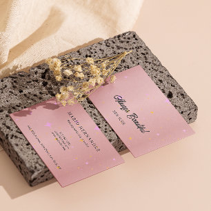 Elegant Signature Script Calligraphy Aesthetician Business Card