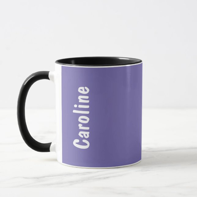 Elegant Signature Script Monogram Mug (Left)