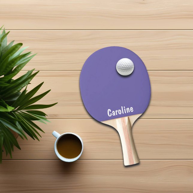 Elegant Signature Script Monogram Ping Pong Paddle (Creator Uploaded)