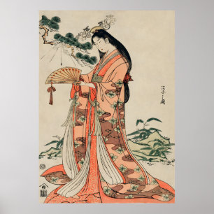 Elegant Silence – Traditional Geisha Wall Art
