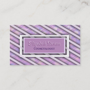 Elegant Silk Ribbon Weave Business Card