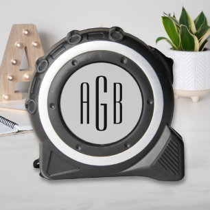 Elegant Silver 3 Letter Monogram Initials 1
