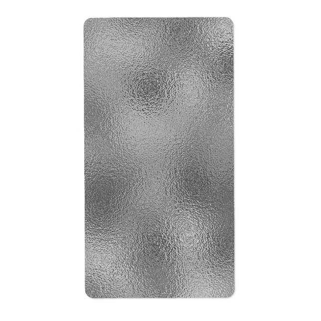 Elegant Silver Blank Template Add Text (Front)