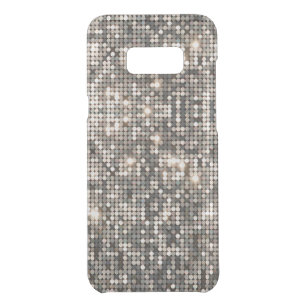 Elegant Silver Disco Glitter Background Uncommon Samsung Galaxy S8 Plus Case