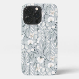 Elegant Silver Dollar Eucalyptus iPhone 13 Pro Case