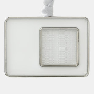 Elegant Silver Frame   Personalised Holiday Orname Plated Framed Ornament