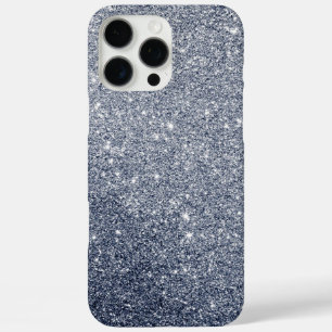 Elegant Silver Glitter Stylish Background iPhone 16 Pro Max Case