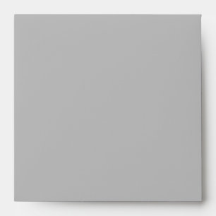 Elegant Silver Grey Linen Envelopes