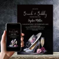 Elegant Silver High Heel Shoes Brunch and Bubbly