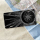 Elegant Silver Sun Moon Mandala Black Design