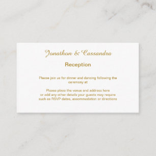 ELEGANT & SIMPLE AQUA GOLD WHITE CHEVRON PRINT ENCLOSURE CARD
