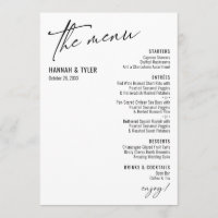 Elegant Simple Contemporary Typography Black White