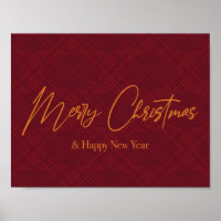 Elegant, simple, cool design of Merry Christmas