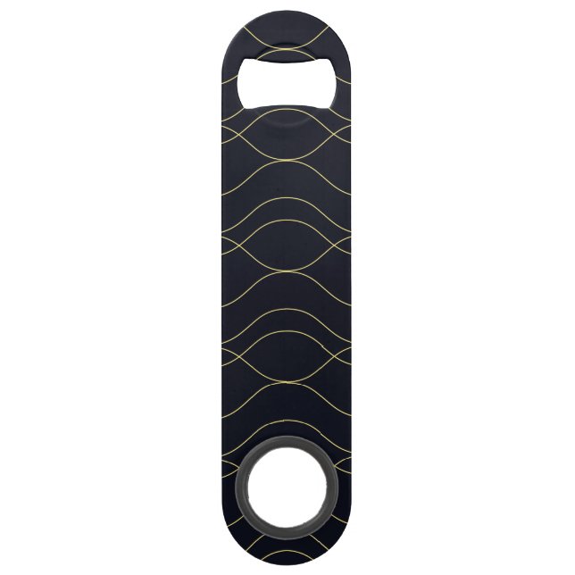 Elegant, simple, cool, trendy wavy illustration (Front)