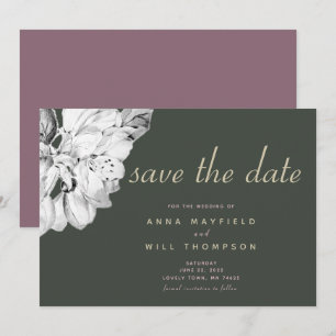 Elegant Simple Cottagecore Wedding Save the Date