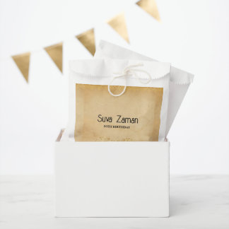 Elegant Simple Cute Grey 20th Birthday Favour Bags