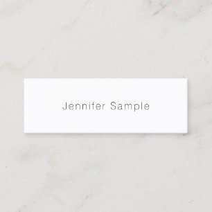 Elegant Simple Design Modern Minimalist Template Mini Business Card