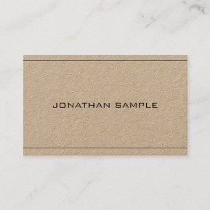 Elegant Simple Design Professional Luxury Modern Business Card