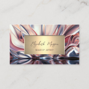 Elegant Simple Gold Frame,Abstract Business Card