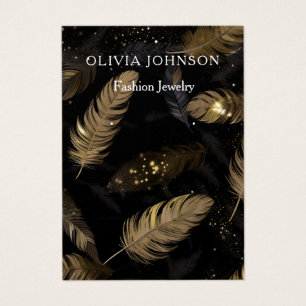 Elegant simple gold jewellery earrings display car