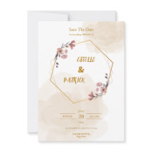 Elegant simple invitation