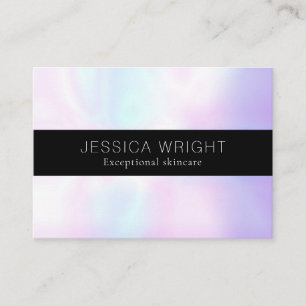 Elegant Simple Iridescent Appointment Card