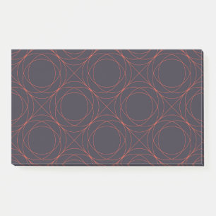 Elegant, simple, lively, modern line pattern art post-it notes