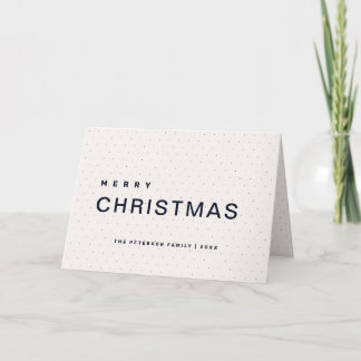 Elegant Simple Merry Christmas Script Non Photo Ho Holiday Card