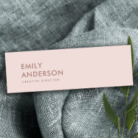 ELEGANT SIMPLE MINIMAL BLUSH PINK PROFESSIONAL