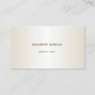 Elegant Simple, Minimalist Business Card
