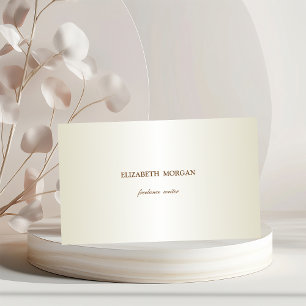 Elegant Simple, Minimalist Business Card