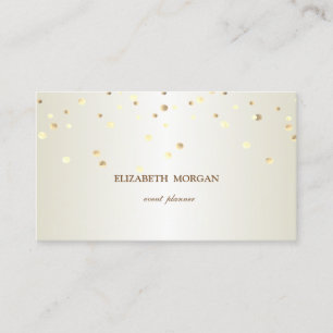 Elegant Simple, Minimalist,Conffeti Business Card