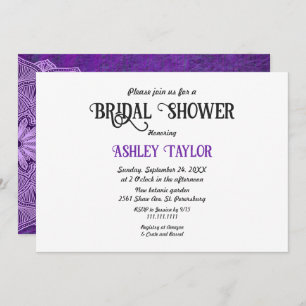 Elegant Simple Minimalist Script Bridal Shower Invitation