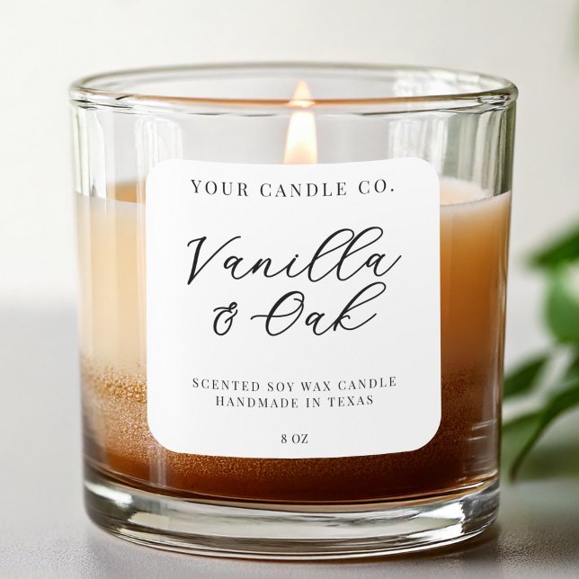 Elegant Simple Modern Candle Label (Creator Uploaded)