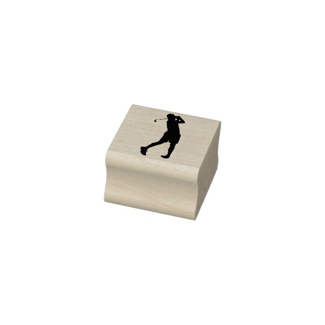     Elegant Simple Modern Golf Personal Stationery Rubber Stamp (Stamp)