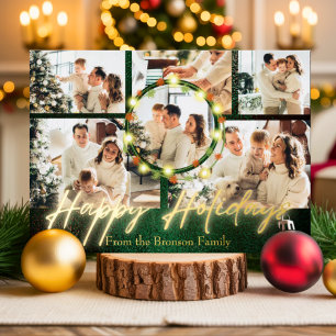 Elegant Simple modern Minimal Family Photo Foil Ho
