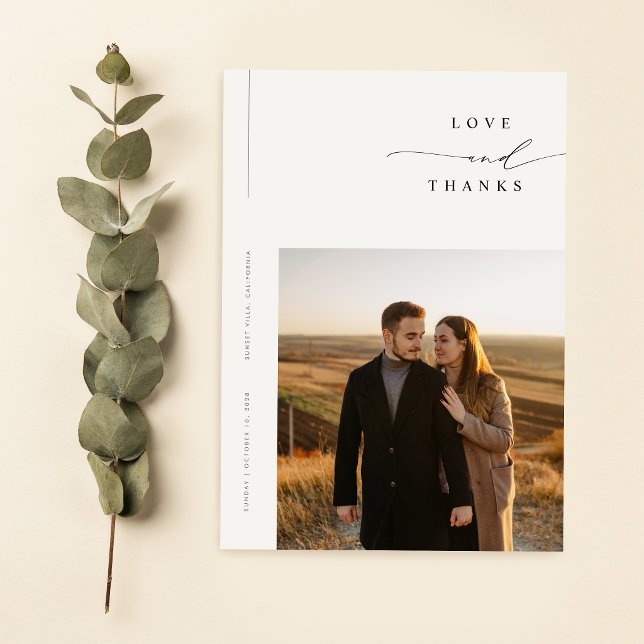 Elegant Simple Modern Photo Wedding Save The Date (Creator Uploaded)