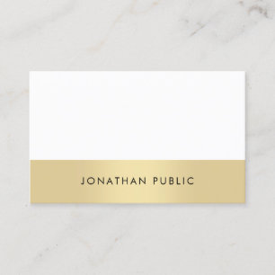 Elegant Simple Modern Professional Trendy Plain Business Card
