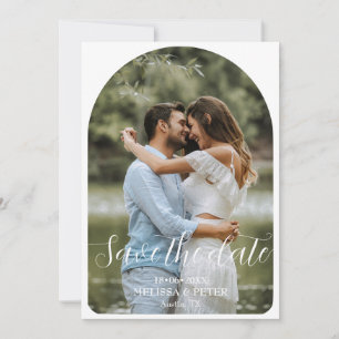 Elegant Simple Modern QR code Save The Date