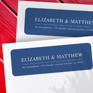 Elegant Simple Modern Return Address