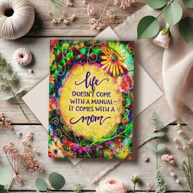 Elegant Simple Mum Funny Quote Mother’s Day Card (Creator Uploaded)