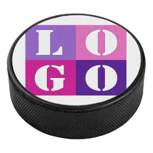 Elegant Simple Personalised Wedding Custom Idea Hockey Puck