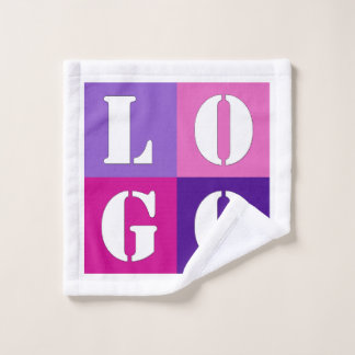 Elegant Simple Personalised Wedding Custom Idea Wash Cloth