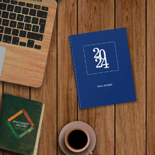 Elegant Simple Royal blue monthly Planner