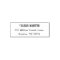 Elegant  Simple Script Wedding Return Addres