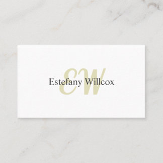 Elegant Simple Target Professional Minimum Business Card